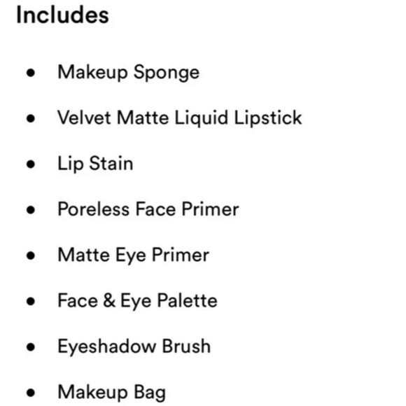 NWT ULTA BEAUTY COLLECTION 8 Piece Makeup Gift Set Metallic Purple Cosmetics - Picture 3 of 6